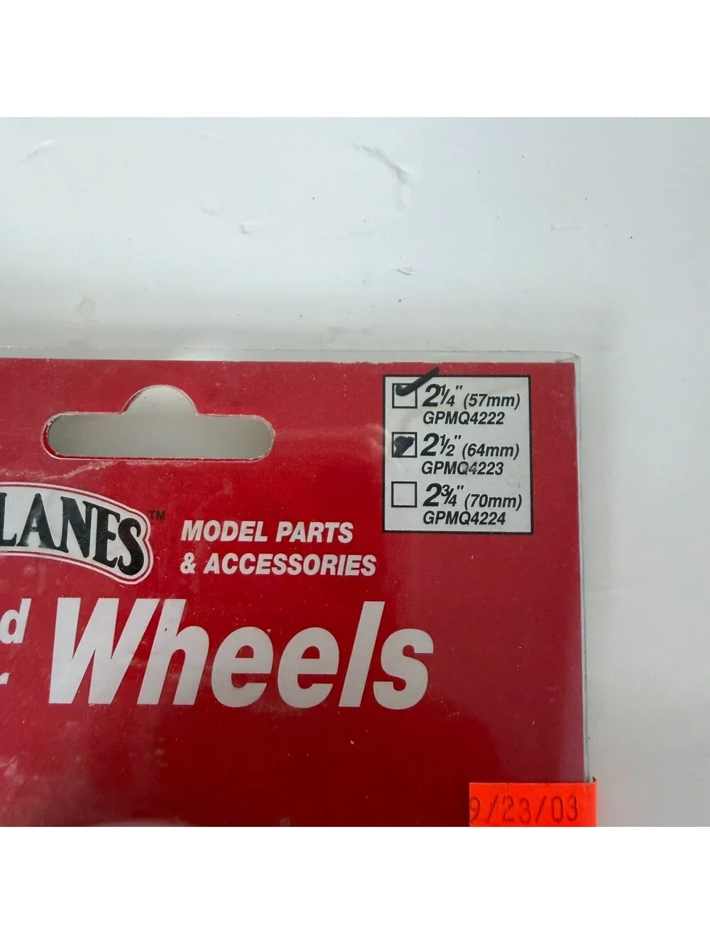 Great Planes 2 1/2” Rubber Wheels For RC  Model Airplanes NOS ME0016-1